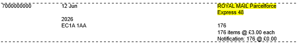 Core billing example